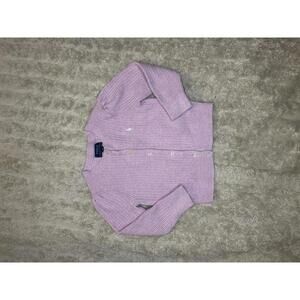 Polo Ralph Lauren light pink long sleeve cable knit cardigan sweater Size 3/3T